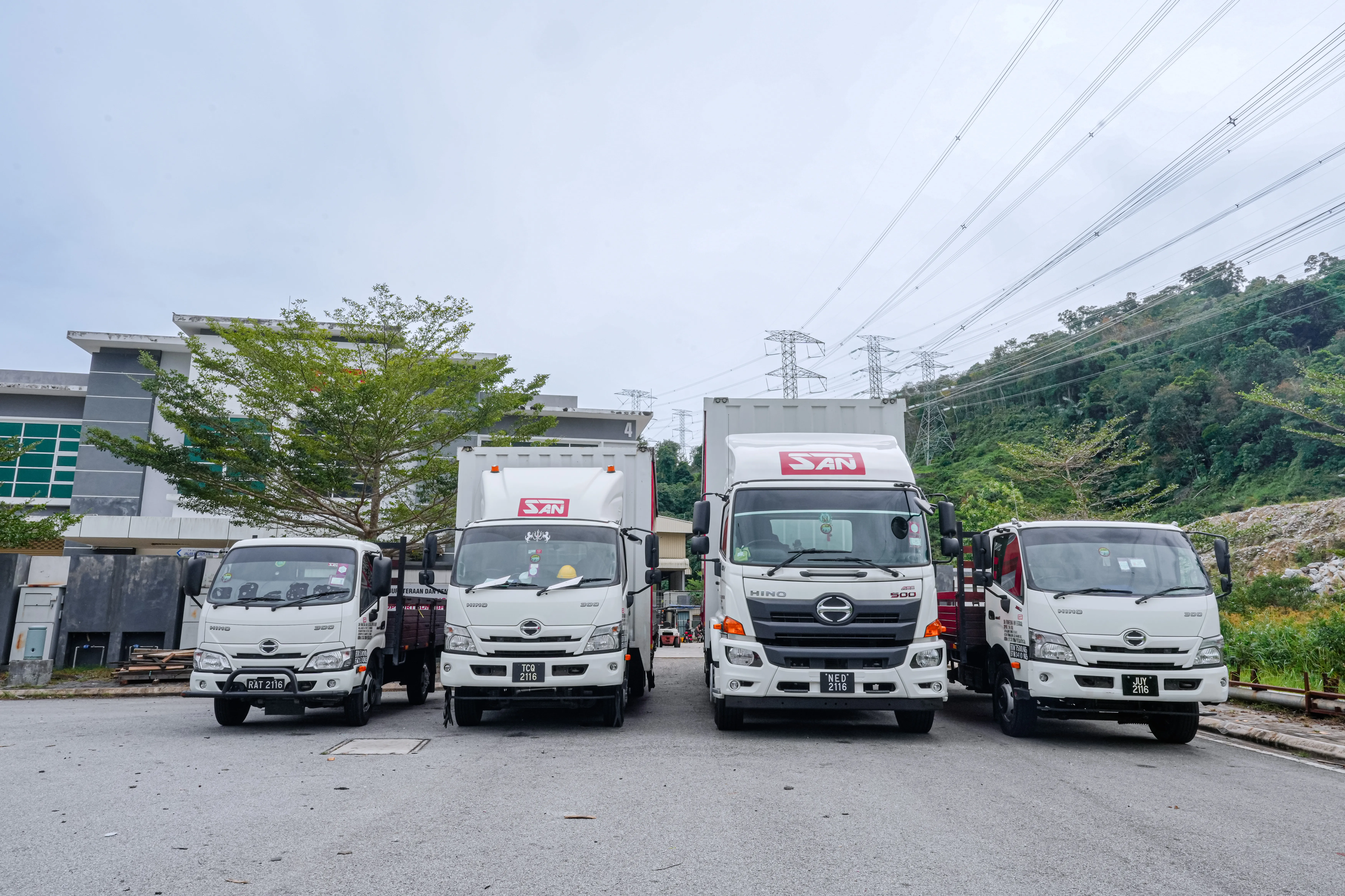SAN Engineering logistics fleet and delivery operations