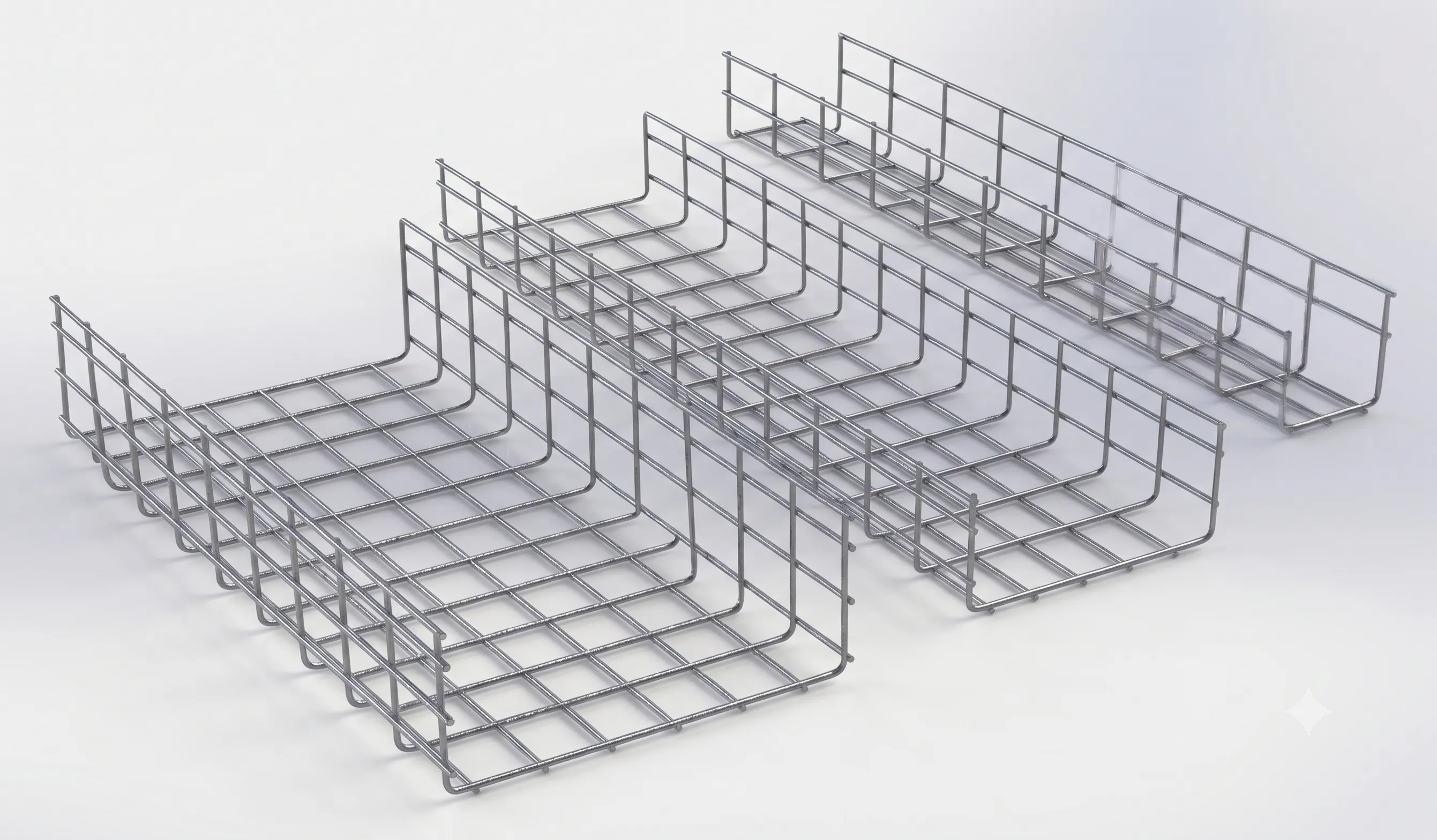 SAN Engineering wire mesh basket tray